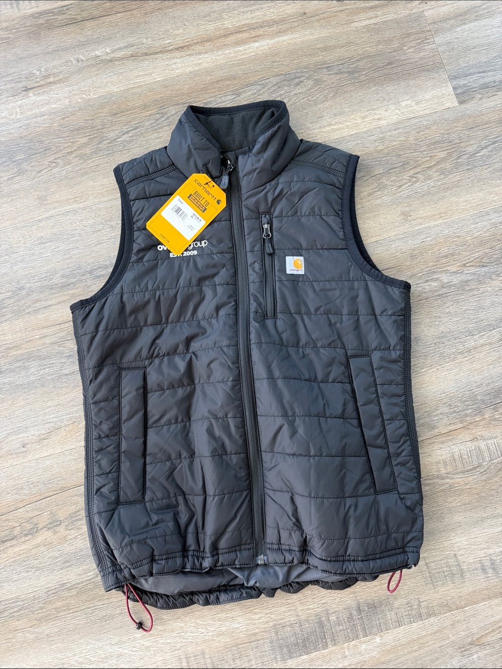 Carhartt Black Quilted Lightweight Insulated Vest